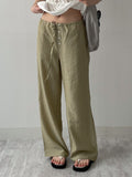 Ethnic Seersucker Wide Pants