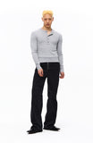 CUT OFF SNAP LONG SLEEVE