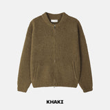 Baking Knitted Zip Up