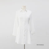 Mien Shirt Collar One Piece