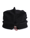 LEATHER STRING SHIRRING BEANIE
