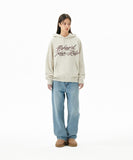 LETTER INK LOGO HOODIE