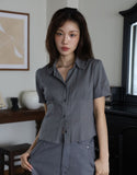 Russ See-Through Short Sleeve Shirt