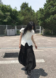PUFF SLEEVE SHIRRING BLOUSE