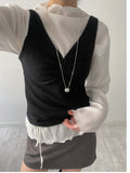 Creek Knit Shirring Sleeveless
