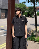 Gotham Rivet Patch Short Sleeve Shirt