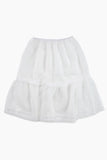 Moniz sheer midi skirt