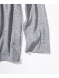 RIBBED HENLEY NECK LONG SLEEVE