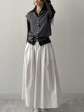 Maple Button Sleeveless Knit