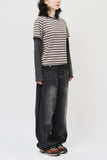 (W) Pepper Layered Longsleeve