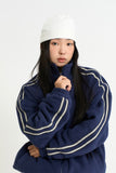 Loop stitch jersey beanie cap