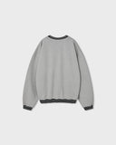 [AG] Striped Rib Sweat Shirt