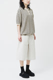 Blow Striped Bermuda Pants