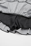 Nalaya dot frill mini skirt