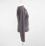 Diark Layered Bustier Cardigan