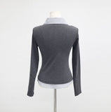 Fancy Shirt Shirring T-shirt