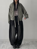Warmer Stripe Hood Neck T-Shirt