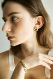 Tilted Heart Earrings