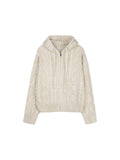 Ryo Cable Knitted Zip Hoodie