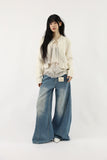 Bohemian Lace Wide Denim