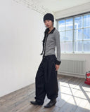 NON-FADE ONE-TUCK BALLOON JEANS
