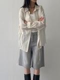 Shirring dot tube top
