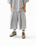 [AG] Valley Tuck Sweat Half Pants