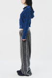 (W) Moor Striped Hooded Jacket