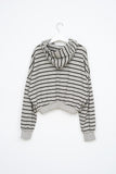 (W) Mush Striped Zip Hoodie