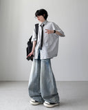 Neon Washed Balloon Denim