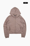 Ready crop zip-up hoodie
