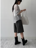 [unisex] Rainy Nylon Bermuda Pants