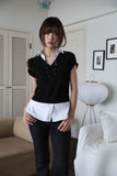 Lier Double Collar Short Sleeve Tee
