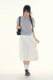Easy sweat cargo bermuda pants
