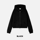 Fort Slim Cropped Zip Hoodie