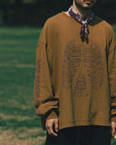 【ANGLAN x HEKA】Wood Bone Long Sleeve - Mustard