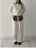 [Skirt SET] Mohair Layered Knit Two-Piece