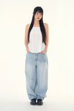 Moa square strap blouse