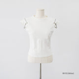 Lenna shoulder zipper t-shirt