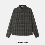 Le Pigment Dyeing Check Shirt