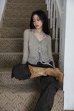 May Frill Thin Cardigan