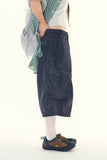 Fog bio washed cargo bermuda pants