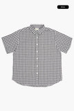 Embo check short sleeve over shirt