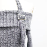 Kuni Halter Neck Off-Shoulder Knit