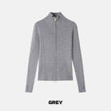 Dex Slim Knitted Zip Up