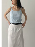Ribbed Daily Square Sleeveless