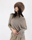 Hardy Unbalanced Drape Knit