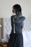 Harris Twill Knit Cardigan