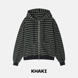 Cole Cropped Dyeing Zip Hoodie