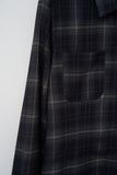 (W) Mint Checked Shirt